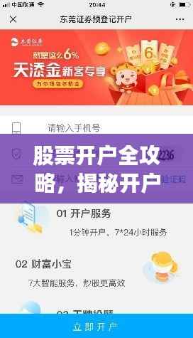 股票开户全攻略，揭秘开户与佣金之间的秘密关联